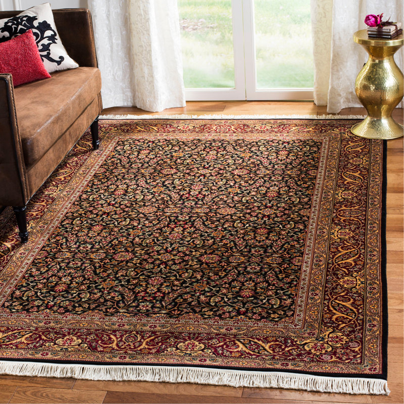 Tapis oriental 100% laine Royal Kerman, Rectangle 6 pi x 9 pi