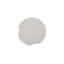 Tabouret Slice, rond, pierre blanche