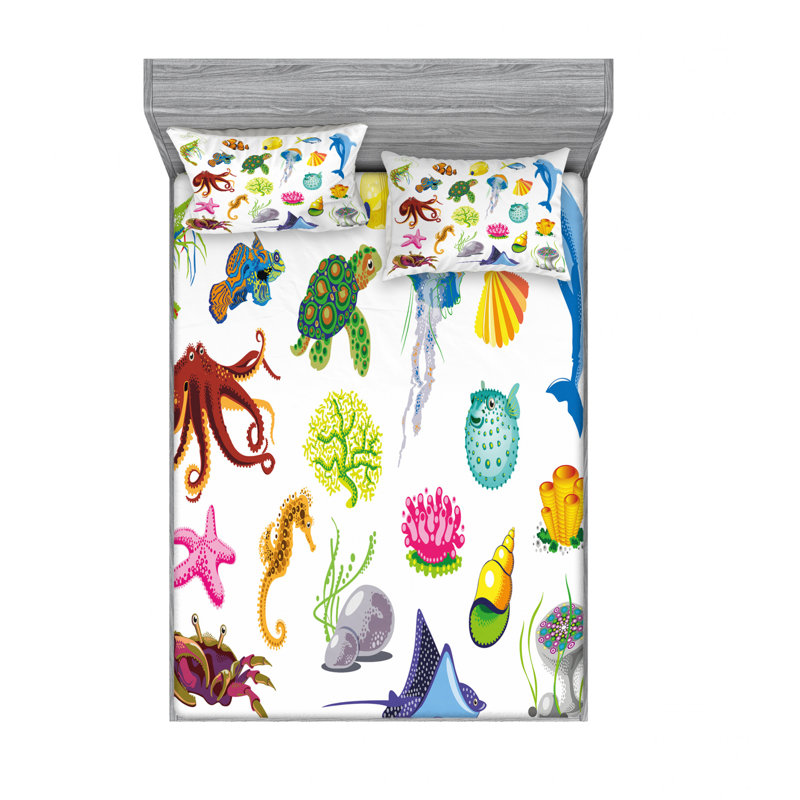 Microfiber Sheet Set, Queen Sheet Set with Pillowcase