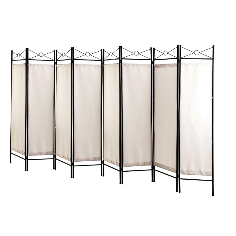 Cloison pliante Rhiann, 8, Blanc