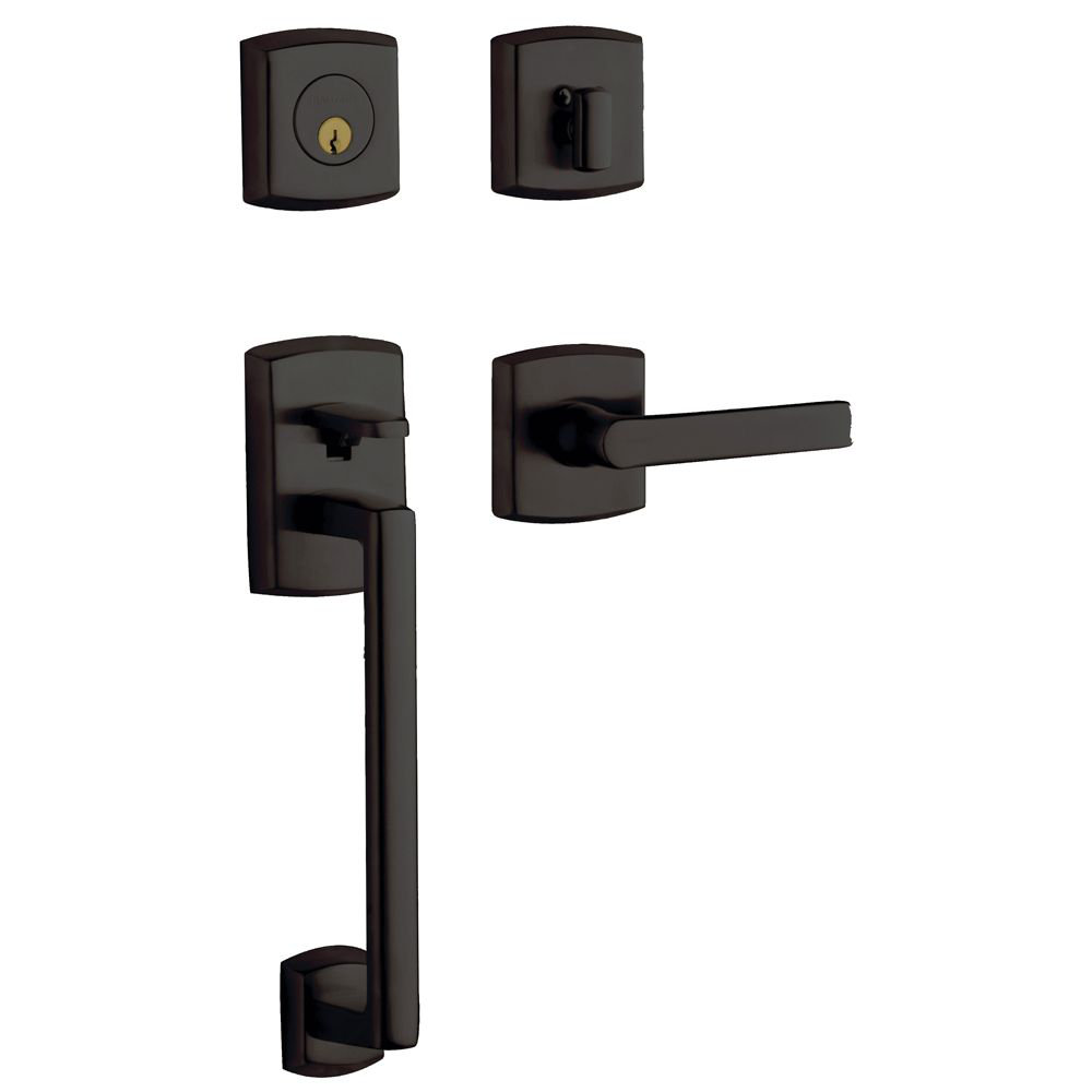 Baldwin Soho Handleset with Single Cylinder Deadbolt and Door & Reviews