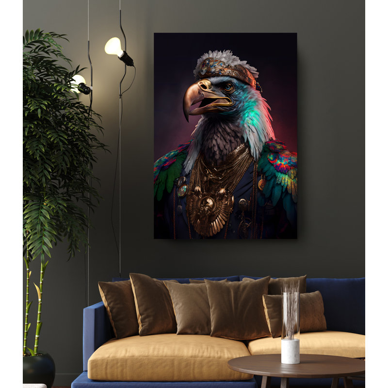 " Admiral Eagle ", 24" H x 16" W x 1" D