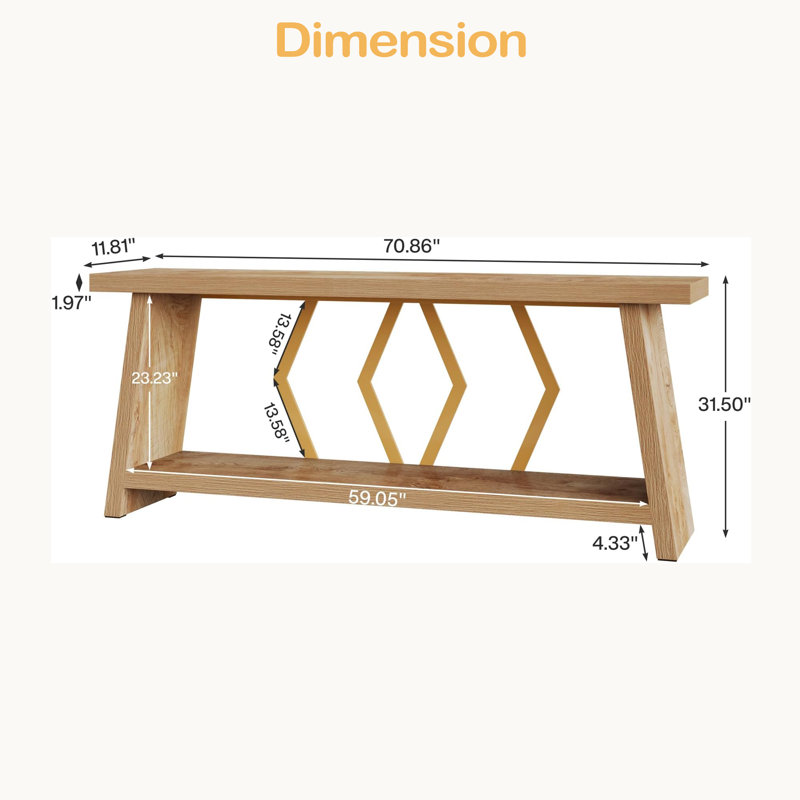 Sofa Table,Storage Console Table,Entryway Table