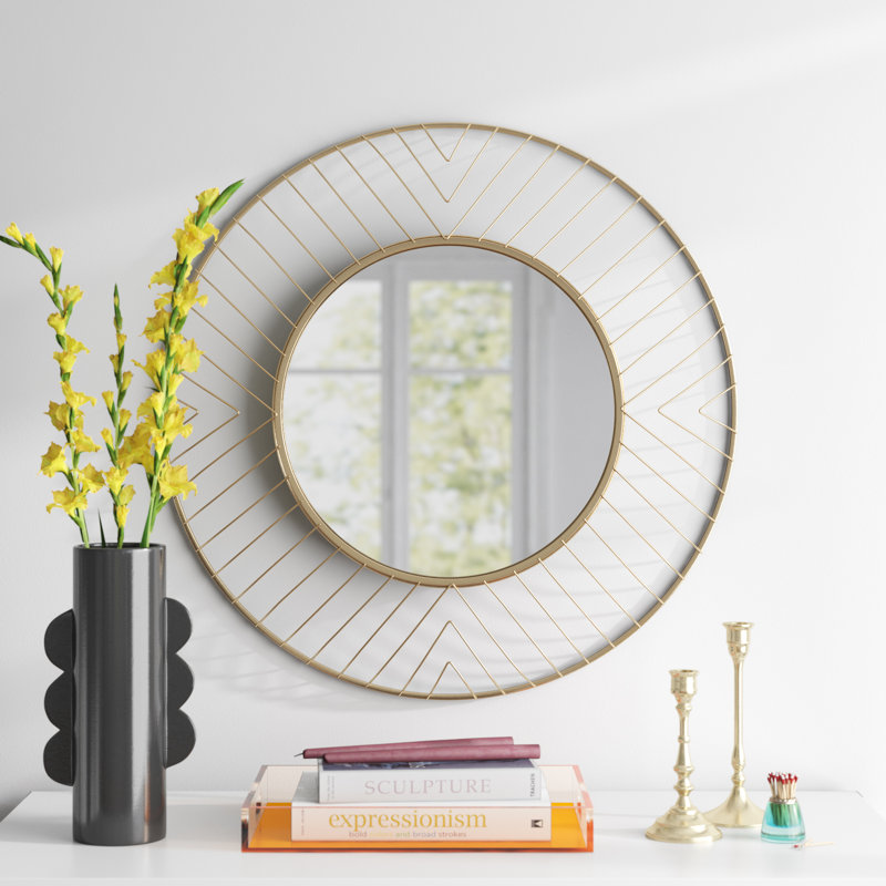 Lozandier Metal Flat Wall Mirror
