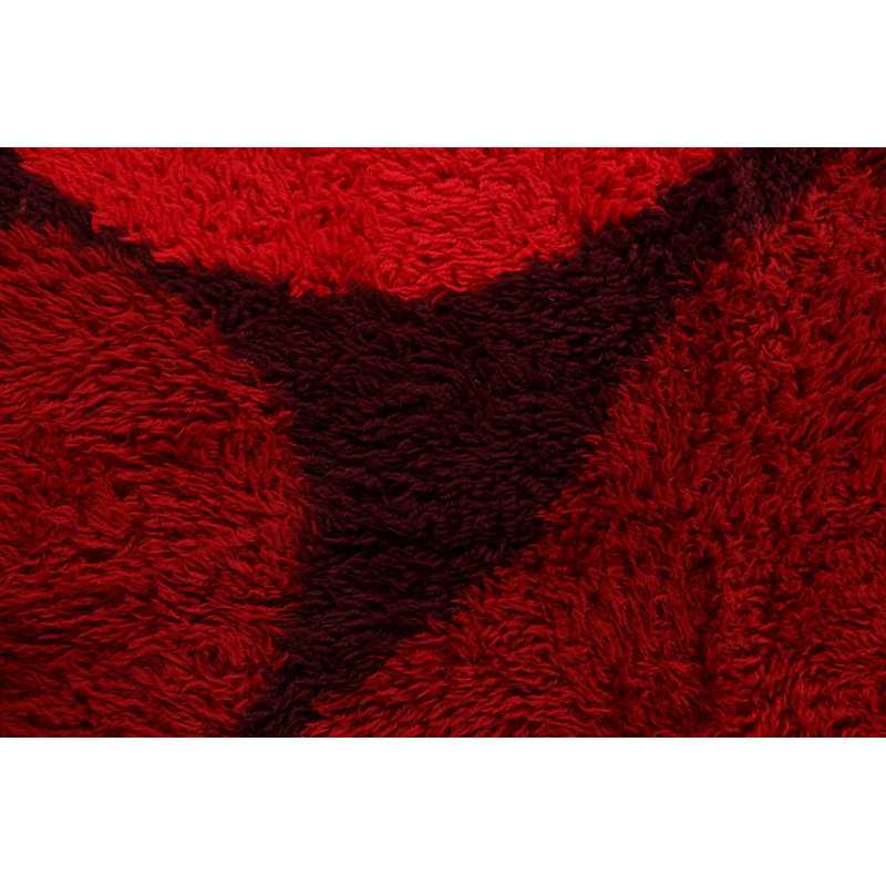One-of-a-Kind 9'7" X 14' New Age Wool Area Rug in Red