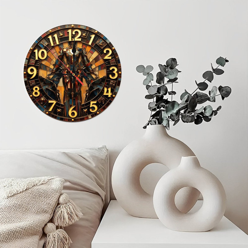 Horloge murale Steampunk Robot