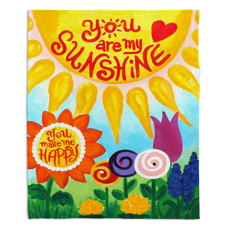  Couverture You Are My Sunshine, 68 po x 80 po