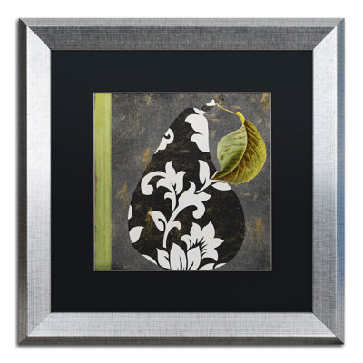Jadaya «Decorative Pear II», impression encadrée