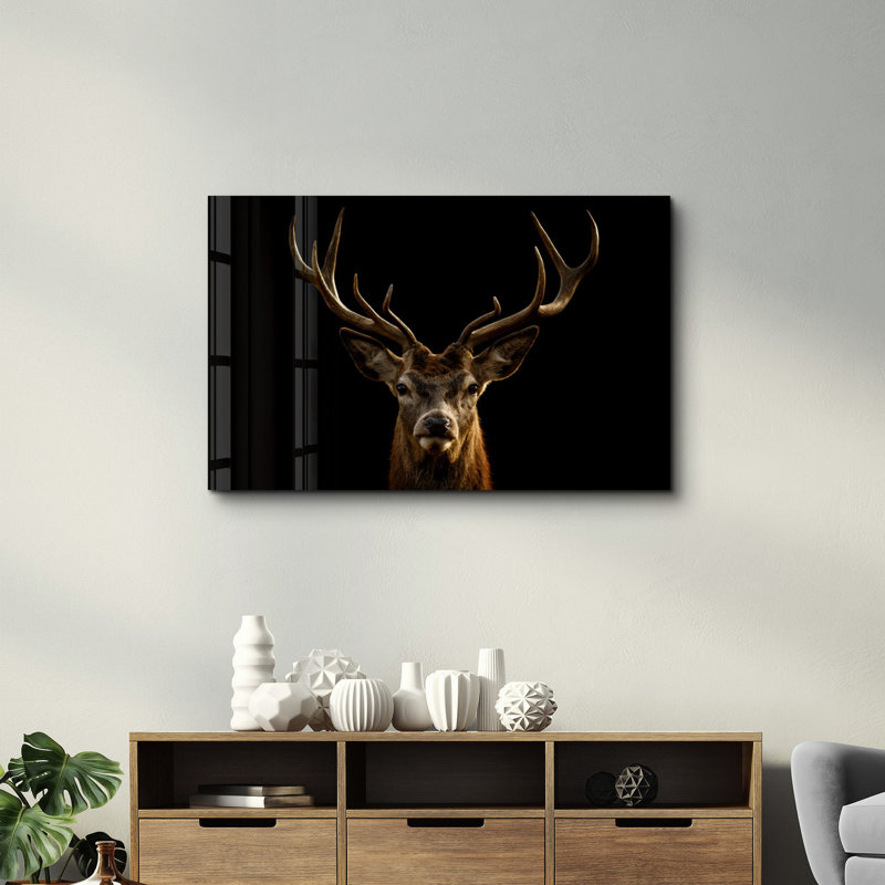 Elegant Tempered Glass Wall Art Painting, 13.8 x 21.7 inches | 100% Tempered Glass, Thickness: 0.16 inches | UV Printed for Vibrant Colors | Perfect for Home Decor, Living Room, & Office Spaces