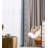Liliana Velvet Geometric Room Darkening Thermal Pinch Pleat Curtain Panels-84726141-84726138