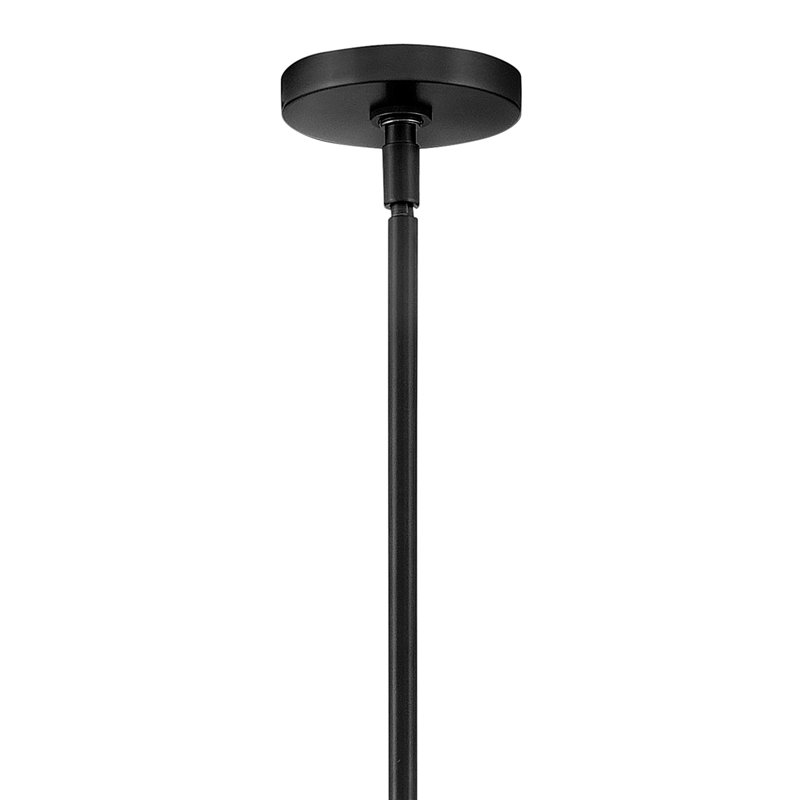 Lustre Mid-Century moderne à 14 lumières Millie, Noir