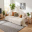 Canapé-lit de 83 po surdimensionné pour lit double, canapé-lit 2 places désossé, canapé-lit à assise profonde avec mousse haute densité et 6 coussins, sans assemblage requis, canapé compressé-132685747