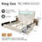Smart Upholstered Bed Frame-832455547-832455545