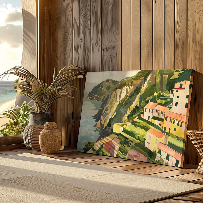Charme Amalfi Hillside I, H 12 po x l 18 po, Toile tendue, Ne s’applique pas