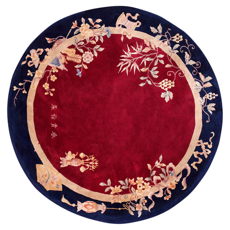 Tapis art déco chinois antique Majestic Darck