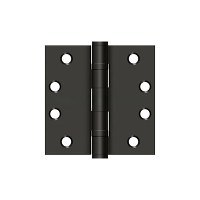 Charnière à billes Deltana S44HDBB10B 4 "x 4", HD, roulement à billes en bronze huilé