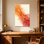 Abstract Abstract Orange Red Gold Flow Pattern