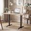 Set Of 2,H27.7 Cast Iron Table Base With "I" Type Table Feet , Table Leg Black