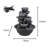 Allveta Handcrafted Indoor Outdoor Cascade Fountain with Lights