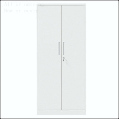 Armoire de rangement 71 po en métal avec serrure et 4 tablettes