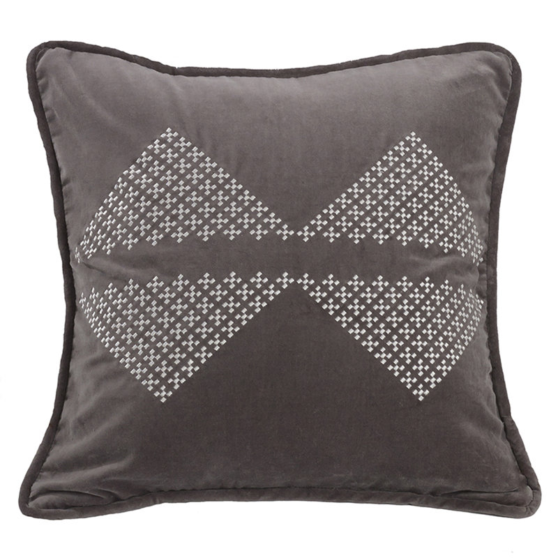 Whistler Geometric Cotton Throw Pillow