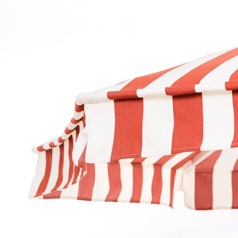Market 84'' W Umbrella, Red/White