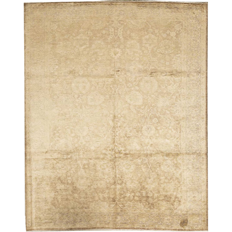 Silk Floral Area Rug