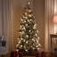 Pre-Lit Medium Artificial Bottle Brush Christmas Tree -Warm White LED Lights-208941977