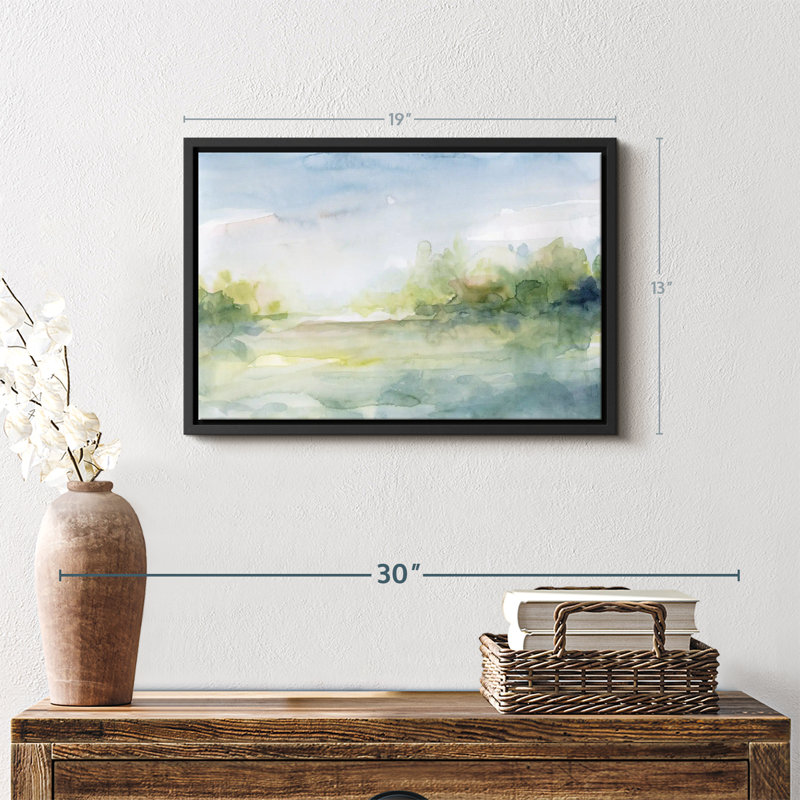 Abstract " Clear Day Canvas Print ", 13" H x 19" W