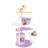  62'' Multi-level Cat Tree w/ Moon-Shaped Top Perch Cloud-Shaped Jumping Platform