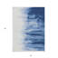 Tapis extérieur lavable abstrait bleu marine 3 pi x 5 pi