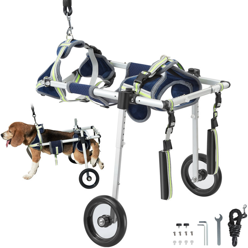 Foldable Pet Jogger Stroller, 18.89" H x 19.48" W x 11.61" D
