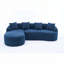 Canapé modulaire en L Chenille-774777324