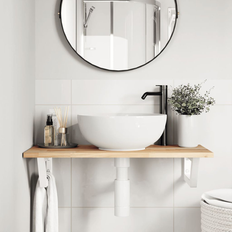 Accent Shelf, White, 2" H x 100" W x 40" D