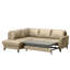 Migues Leather Corner Sofa with Sleeping Function and Storage-1251999398-1251999394
