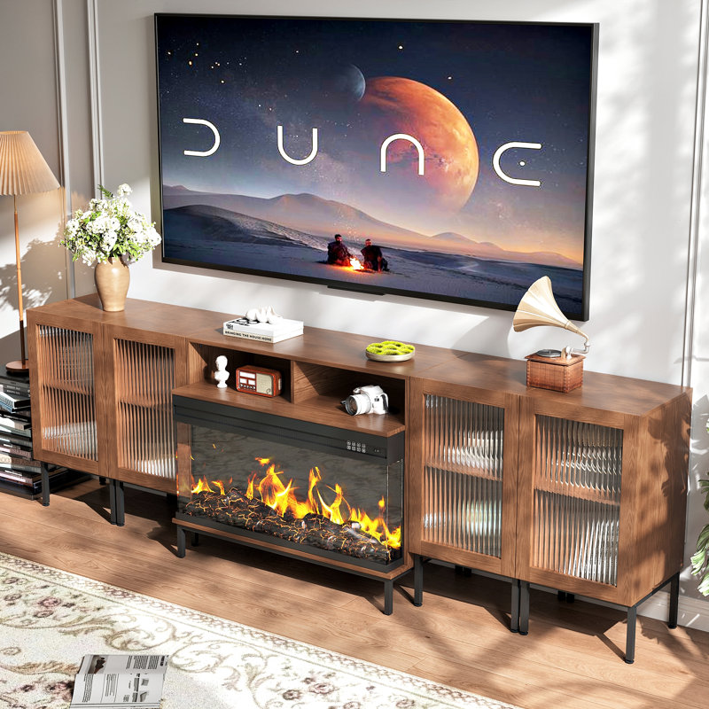 100Inch TV Stand, Brown