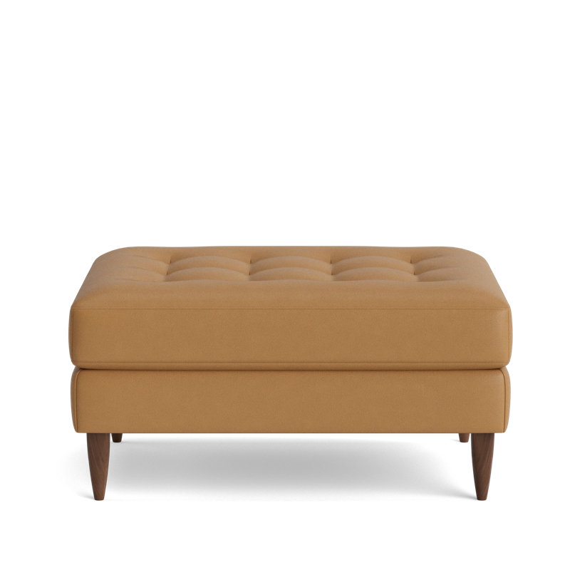MCM Ottoman, Leather - Butterscotch