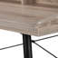 Bureau d'ordinateur, bureau personnel, ordinateur portable, tablettes de rangement, L 48 po, bureau, métal-1022235821-946424792