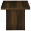 Table de bout en pin foncé