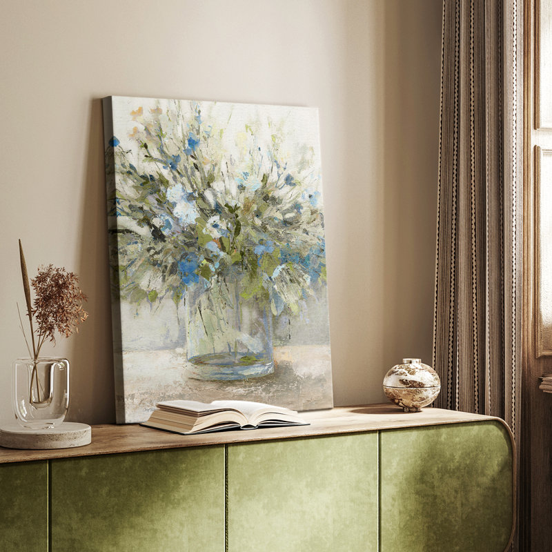 Impression florale - galerie Cavas sur mesure, H 60 po x l 40 po