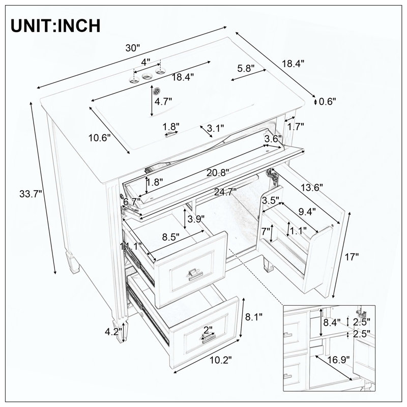 Armoire de meuble-lavabo de salle de bain, Vert