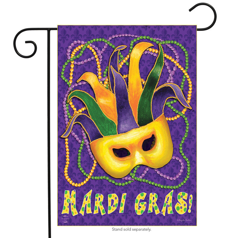Drapeau de jardin Mardi Gras