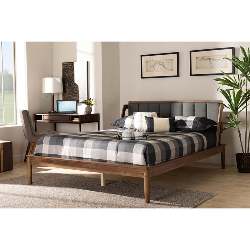 Upholstered Platform Bed, Queen