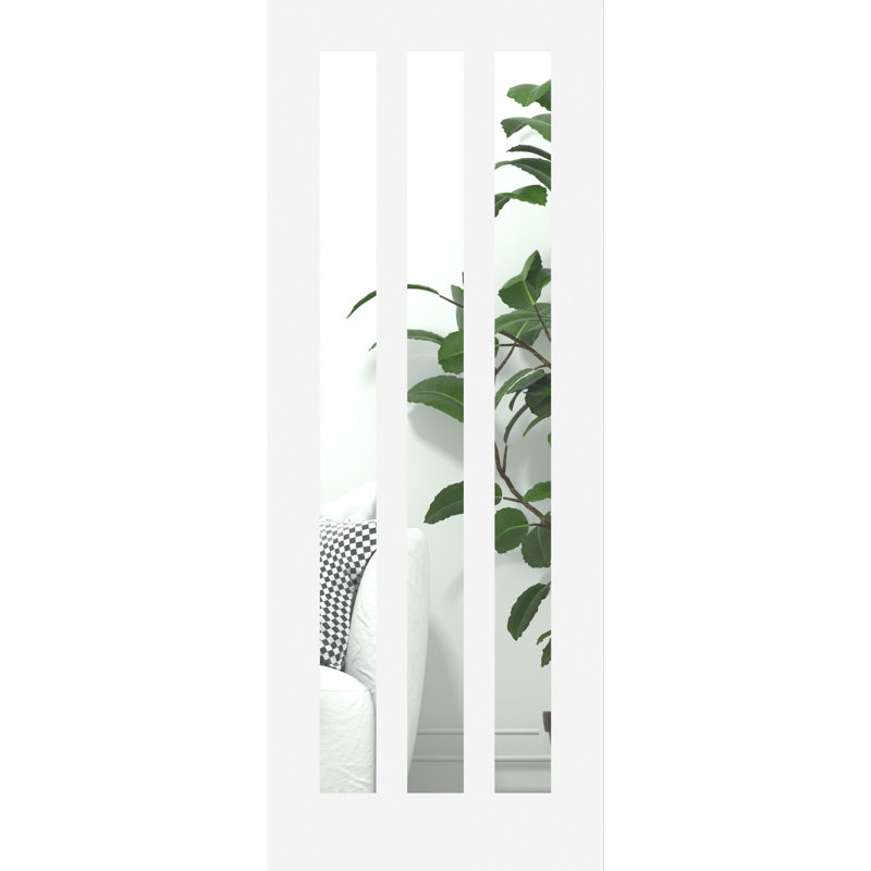Aston White Clear Glass Internal Doors - 762 x 1981 x 35mm (WxHxT)
