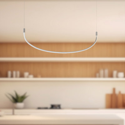 Luminaire suspendu géométrique unique à 1 lumière à DEL Talis
