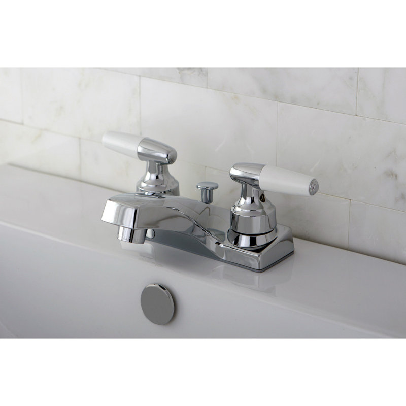 Robinet pour salle de bain avec ensemble de drain central à