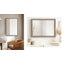 Miroir de salle de bain rectangulaire-895520215