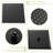 Dual Shower Head System - 10 Inch Matte Black With Rainfall And Handheld, 1.8 Gpm, Stainless Steel, Wall Mounted, Quality Mounted Handheld Shower, Long-Lasting Durability-121320230
