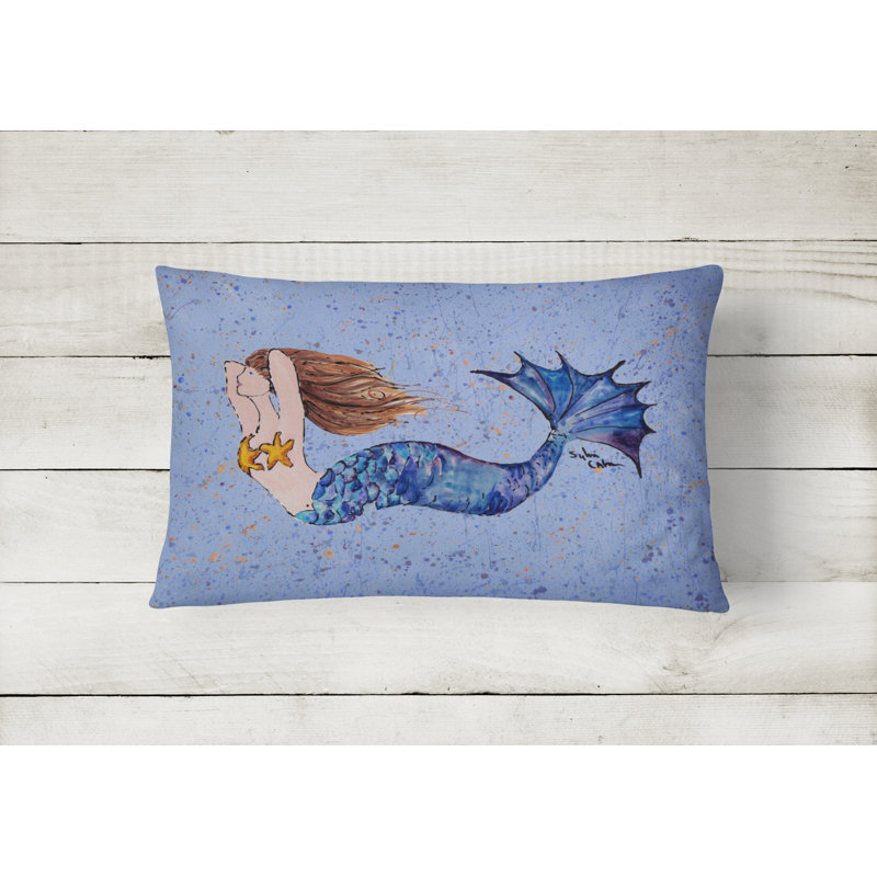 Outdoor Reversible Throw Pillow
