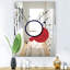 Miroir d'appoint circulaire Mid-Century-40087199